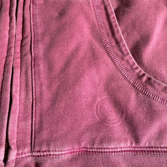 Life is Good Pink Women's full zip sweatshirt. Size small - Picture 7 of 9